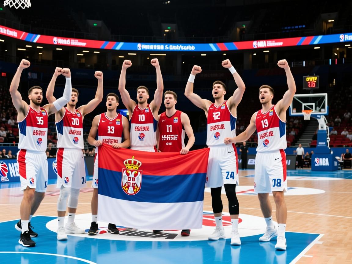 塞尔维亚队在对阵卢森堡的比赛中以-大胜，信心倍增  第4张