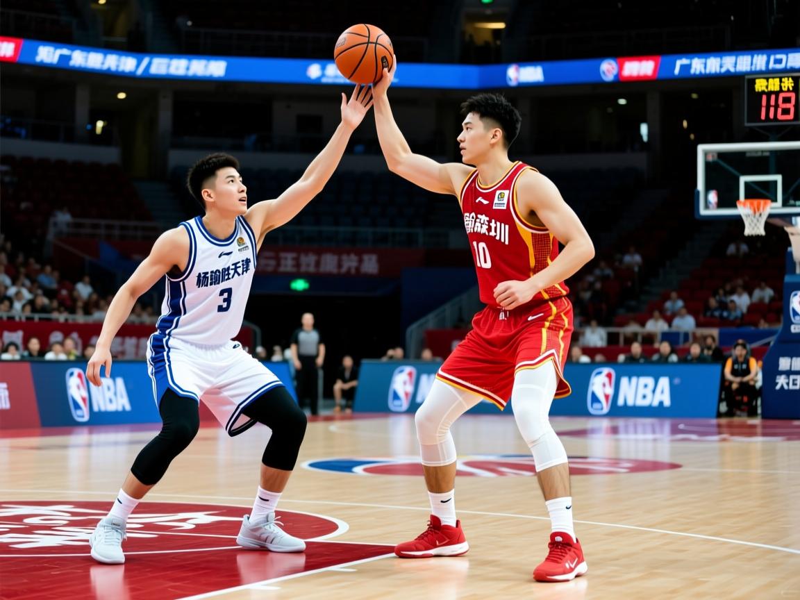 徐杰16+12广东胜天津 杨瀚森18+10青岛胜深圳 第3张