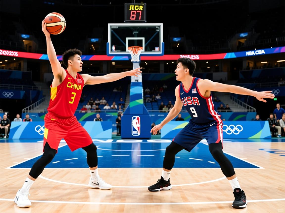 奥运-中国三人男篮不敌美国 张宁7分赵嘉仁9分  第2张