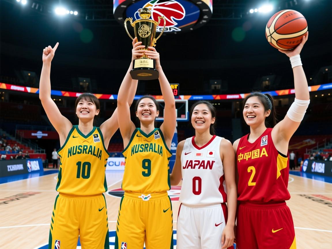 亚洲杯:澳大利亚女篮险胜日本首次夺冠日本连两届亚军中国季军的简单介绍 第3张